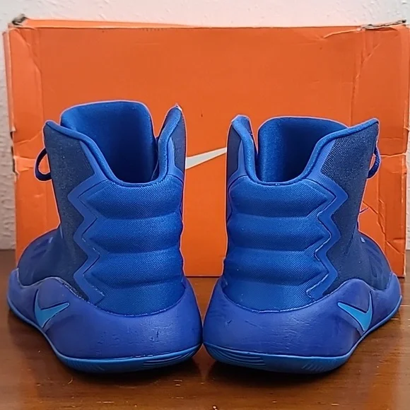 Nike Zoom Hyperdunk 2016 Game Royal Boys Sneakers 845120-440 Size 7Y GS - Picture 6 of 16